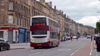 Cycle lanes and Bus lanes Edinburgh
